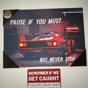 Red Sports Car Wall Art